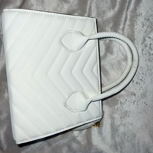 white purse